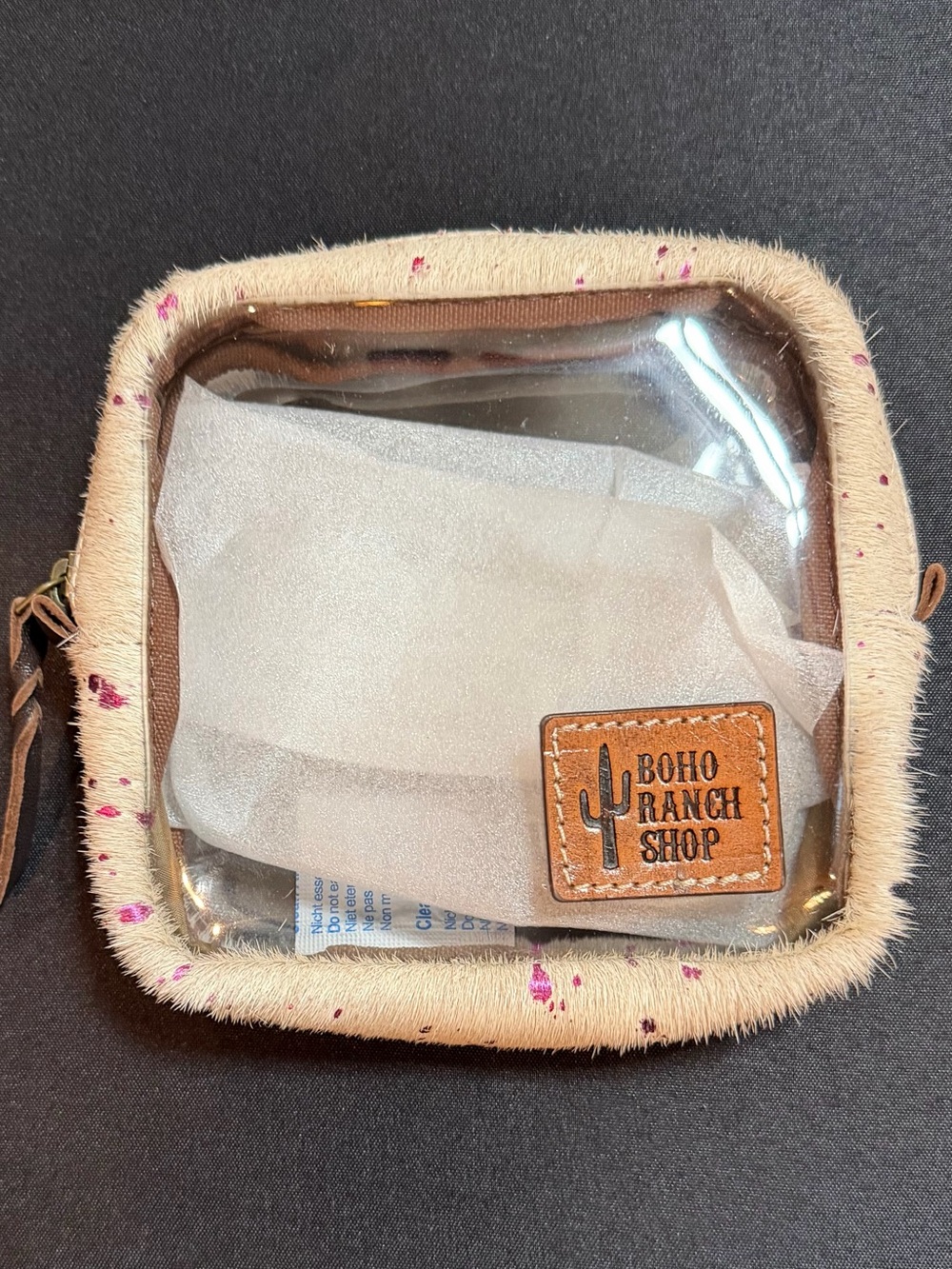 Clear pouch